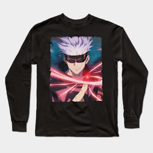 SATORU GOJO MERCH VTG Long Sleeve T-Shirt